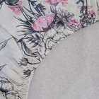 Jogo De Lençol Queen 3 Pçs Estampado 100% Algodão Elástico Pa