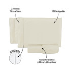 Jogo de Lençol Queen 400 Fios 3 Peças - Palha