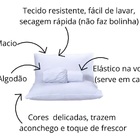 Jogo de Lençol Queen 400 Fios 4 Peças - Branco