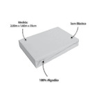 Jogo de Lençol Queen 400 Fios 4 Peças - Cinza