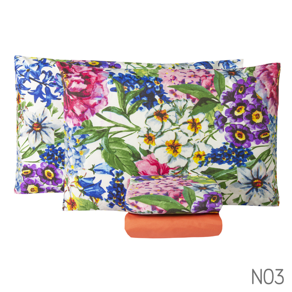 Jogo De Lençol Queen 4 Peças Percal 200 Fios Jazz Estampado