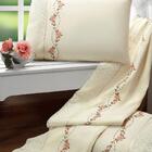 Jogo De Lençol Queen Charme Percal 180 Fios 4pç - Palha