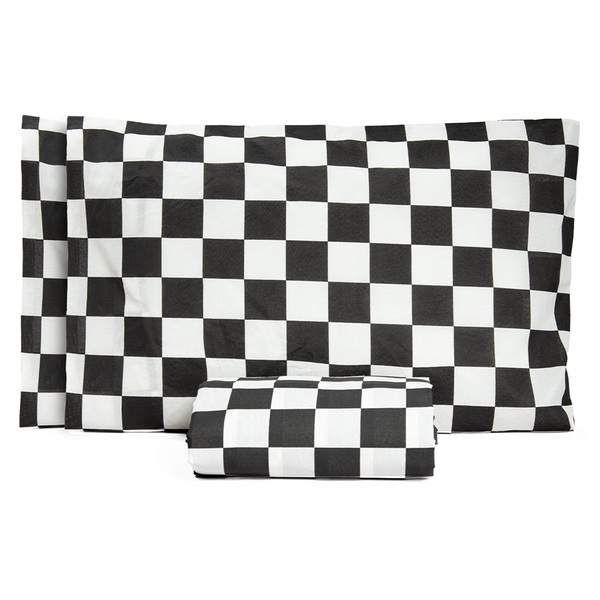 Jogo De Lençol Queen Essencialle 150 Fios 3 Peças - Xadrez Ol