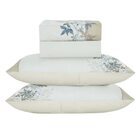 Jogo De Lençol Queen Micropercal 300 Fios Toque De Algodão 4