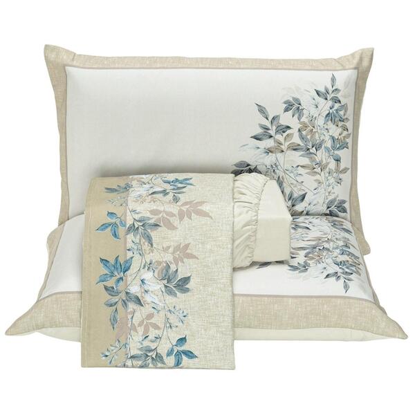 Jogo De Lençol Queen Micropercal 300 Fios Toque De Algodão 4