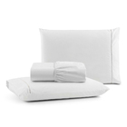 Jogo De Lençol Queen Mirante 3 Peças - Branco - 100% Algodão