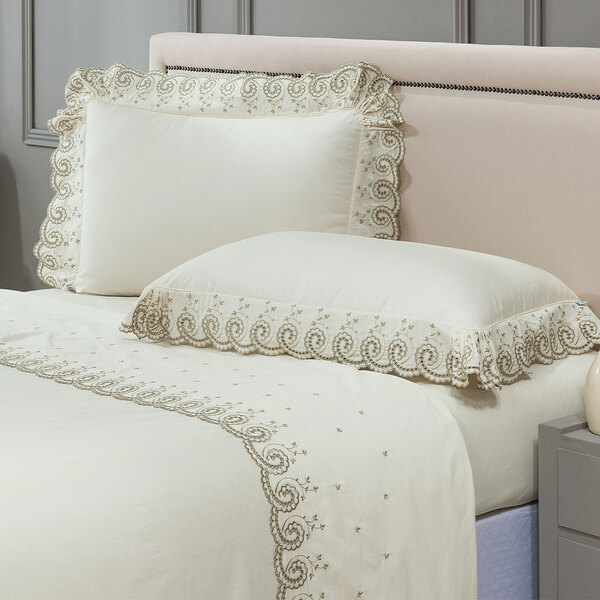 Jogo De Lençol Queen Mistral Percal 200 Fios 100% Algodão 4 P