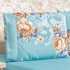 Jogo De Lençol Queen Naturallys 3 Peças - Jasmine Azul - 100%