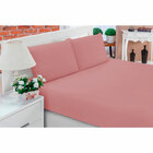 Jogo De Lençol Queen Pati Liso 03 Peças Rosê