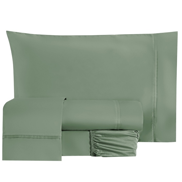 Jogo De Lençol Queen Percal 230 Fios Algodão Clean 3 Peças -