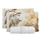 Jogo De Lençol Queen Percal 400 Fios Pássaro Casaborda 3 Peças