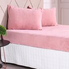 Jogo De Lençol Queen Plush Extra Quentinho C/ Elástico Bene C