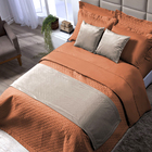 Jogo De Lençol Queen Size Terracota 100% Algodão 200 Fios 3 P