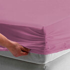 Jogo De Lençol Rosê Floral De Malha Solteiro 2 Peças 1,88m X