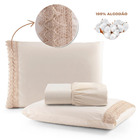 Jogo De Lençol Rubi King 3 Pçs 100% Algodão 200 Fios Ponto Pa