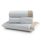 Jogo De Lençol Rubi Solteiro 3 Pçs 100% Algodão 200 Fios Pont