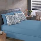 Jogo De Lençol Simples Casal Em Rolinho Malha 100% Algodão 3