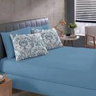 Jogo De Lençol Simples Casal Em Rolinho Malha 100% Algodão 3