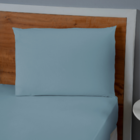 Jogo De Lençol Solteiro 140 Fios Dia A Dia Azul Valle Enxovai