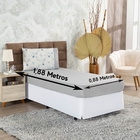 Jogo De Lençol Solteiro 2 Peças Estampado Urbe 200 Fios Flora