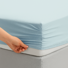 Jogo de Lençol Solteiro 400 Fios 2 Peças - Azul