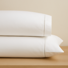 Jogo de Lençol Solteiro 400 Fios 2 Peças - Branco