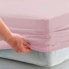 Jogo de Lençol Solteiro 400 Fios 3 Peças - Rosa