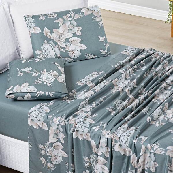 Jogo De Lençol Solteiro Avere 200 Fios Estampado 3 Peças - Pr