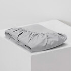 Jogo De Lençol Solteiro Cinza De Malha 2 Peças 1,88m X 88cm X