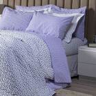 Jogo De Lençol Solteiro Compose 160 Fios Estampado 3 Peças -