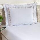 Jogo De Lençol Solteiro Egeo Percal 200 Fios 100% Algodão 2 P