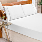 Jogo De Lençol Solteiro Elegance 200 Fios 2 Peças - Branco -