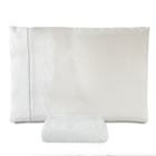 Jogo De Lençol Solteiro Liso 2 Peças Com Ponto Palito Percal