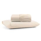 Jogo De Lençol Solteiro Mirante 2 Peças - Palha - 100% Algodão