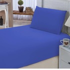 Jogo De Lençol Solteiro Padrão Liso Pati 02 Peças Tecido Micr