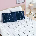 Jogo De Lençol Solteiro Petit Micropercal Poa 200 Fios 2 Peça