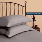 Jogo De Lençol Solteiro Slim 200 Fios 2 Peças - Cinza