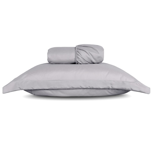 Jogo De Lençol Solteiro Slim 200 Fios 2 Peças - Cinza
