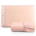 Jogo De Lençol Suave Lese Percal 180 Fios Solteiro  2 Peças B