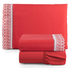 Jogo De Lençol Suave Lese Percal 180 Fios Solteiro  3 Peças B