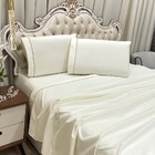 Jogo De Lençol Suave Padrão 4 Peças Percal 400 Fios Detalhe P