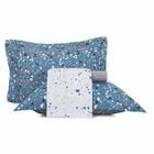 Jogo De Lençol Toque Acetinado Altenburg Terrazzo Casal  03 P