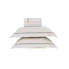 Jogo De Lençol Trussardi Parisi 300 Fios Queen Branco/ardosia