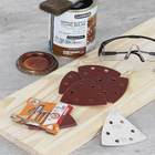 Jogo de Lixa para Máquina Delta Madeira Grão 80 93x93mm 5 unidades Dexter