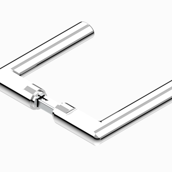 Jogo De Maçaneta Haga- Squadro - M91 - Cr - 0477b