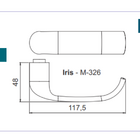 Jogo De Maçaneta Haga - Iris - M326 - Cra - 25805b