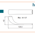 Jogo De Maçaneta Haga - Rio - M137 - Rp - 29052
