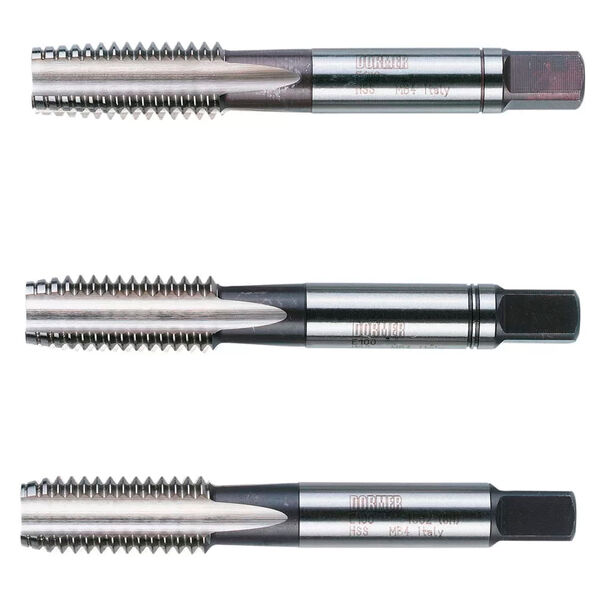 Jogo De Machos Manuais M20 X 2.5mm Dormer E100m12no8 E100m12n