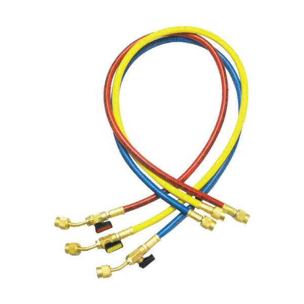 Jogo De Mangueiras Para Manifold Hulter 1/4"x1/4" 90cm Ht515yf