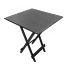 Jogo De Mesa 4 Cadeiras Madeira 70 Por 70 Preto Dobrável Bar